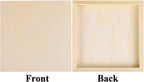 ADXCO 8 Pack Wood Panels 12 x 12 Inch Unfinished Wood Canvas Wooden Panel Boards - Image 3