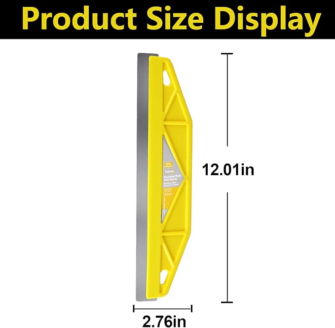 12-Inch Paint Edger & Trim Guard, Stainless Steel Straight Edge Tool | Painters - Image 6