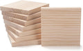 4″ X 4″ Wood Squares Wooden Blocks by Coowayze