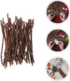 NOLITOY 50pcs Natural Wood Sticks - Image 4