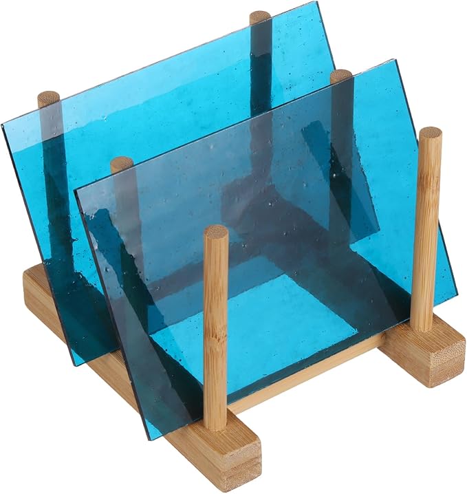 PATIKIL 4 x 6 Inch Transparent Stained Glass Sheets, 2 Sheets Mosaic Glass by PATIKIL