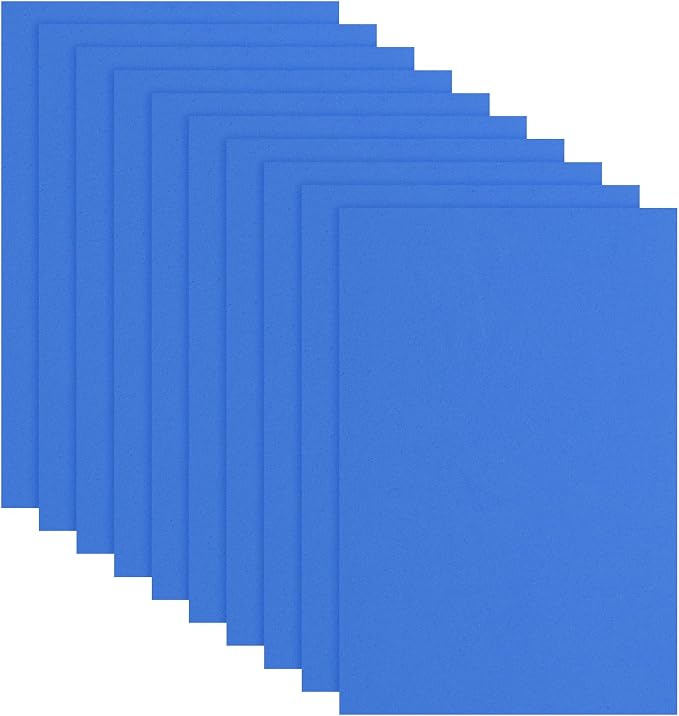 uxcell 10 Pcs Dark Blue EVA A4 Foam Sheets Crafts, 12 x 8 Inch Foam Paper by uxcell