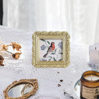 Vintage Picture Frames 3x3 Square Gold Antique Picture Frames - Image 5
