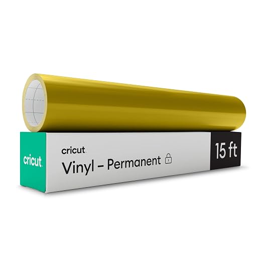 Cricut Premium Permanent Vinyl Roll, Dishwasher-Safe & Fade-Proof, Compatible by Unknown