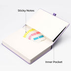 EMSHOI Graph Grid Journal Notebook, 320 Pages, A5 Size | Leather Hardcover - Image 5