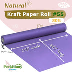 PerkHomy Purple Kraft Paper Roll 17.5" x 960" - Image 2