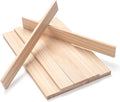 Wood Trim Strips Slats for Crafts, Square Wooden Dowels Wooden Sticks for Crafts by Coowayze