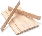 Wood Trim Strips Slats for Crafts, Square Wooden Dowels Wooden Sticks for Crafts by Coowayze