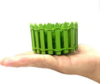 35 Inches Mini Fairy Garden Fence DIY Small Wood Decorative Picket Fence Micro - Image 2