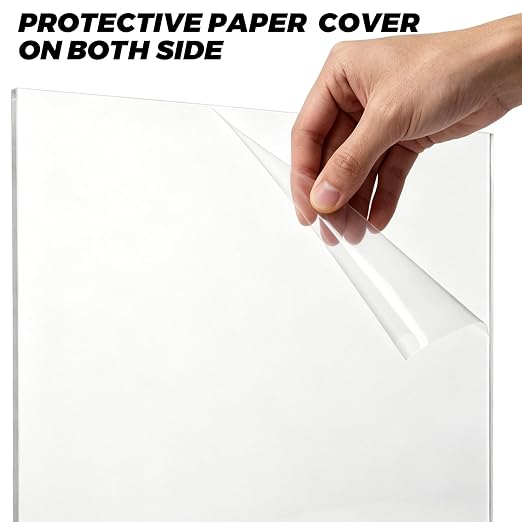 3/8" Acrylic Sheet 15.7”x 11.8”High Transparent Plastic Acrylic Board - Image 4