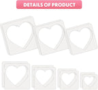 Teling 14 Pieces Large Stencil for Painting on Wood Plastic 5 Point Template - Image 3