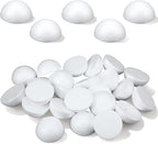 Jeffdad 24 Pcs Half Foam Balls, 1.4 Inch Half Round Styrofoam Foams Ball | by Jeffdad