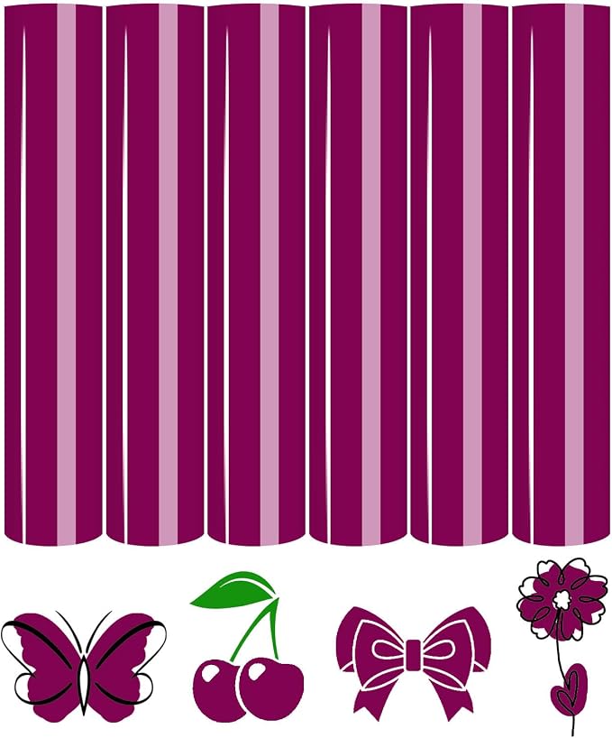 Tintnut Plum Purple Heat Transfer Vinyl, easy cut & weed, stretch washable by Tintnut