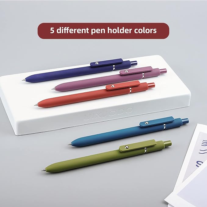 UIXJODO Gel Pens, High-End Series Metal Clip Retractable Pens - Image 2