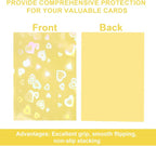 100pcs Photocard Sleeves, 9.1x6.5cm/3.58x2.56in Love Heart-Shape Holographic - Image 4