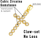 7Pcs Exquisite CZ Charms for Jewelry Making, Cubic Zirconia Gemstone, Prong - Image 2