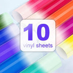 TECKWRAP Color Changing Vinyl Permanent Adhesive Vinyl 10 Colors/Pack Cold - Image 2