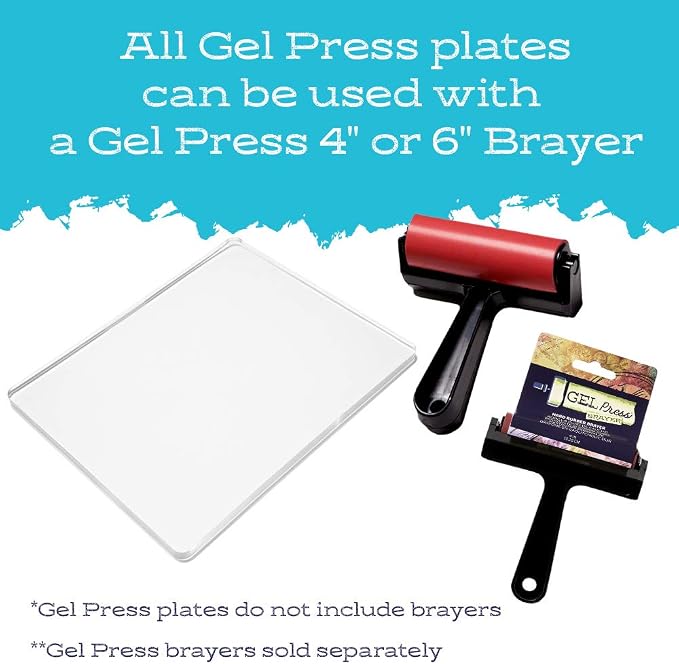 Gel Press Monoprinting Plate 12" x 14" - Image 6