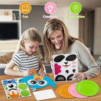 16 Pack Arts and Crafts for Kids, Toddler Crafts Animal Paper Plate Art Kit - Image 3