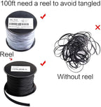 100ft - 1/8 inch PET Expandable Braided Sleeving – Black – Alex Tech Braided - Image 6