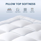 YUGYVOB Queen Size Mattress Topper Extra Thick, and Breathable Mattress Pad - Image 2