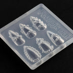 Fcozpjk Silicone Nail Molds, 3D Cake Cream Nail Art Mold - Image 3