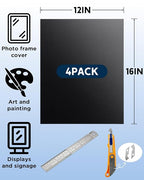 12x16 Black Acrylic Sheet 3mm, Plexiglass Board - Image 2