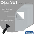 24 Puzzle Saver Sheets, Puzzle Glue Sheets - Image 2