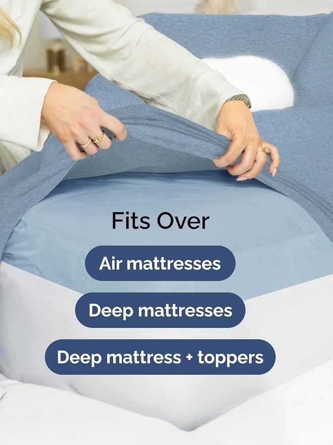 Extra Deep Twin Fitted Sheet - Image 6