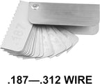 Garage Door Spring Measure Tool, Residential Pocket Wire Gauge .187 -.312 - Image 2