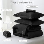 JOLLYVOGUE Oversized King Comforter Set, Ultra-Soft Bed in a Bag Oversized King - Image 5