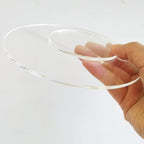 Set of 20 Clear Circle Acrylic Round Acrylic Blanks, Plexiglass Blanks Discs - Image 6