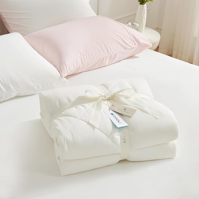 Cozy Bliss Cooling Comforter King Size, Cooling Blankets - Image 6