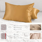 PROMEED 23 Momme Mulberry Silk Pillowcase - Image 4
