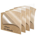12 x 20 Acrylic Sheet 1/8 inch Thick 3mm, Lesnlok 4 Pieces Clear Plexiglass by Lesnlok