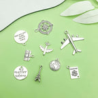 Valentine's Day Heart Charms Set, Decorative Rose and Flower Designs - Image 2