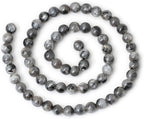 60PCS 6mm Natural Black Labradorite Gemstone Round Loose Beads Crystal Energy - Image 2