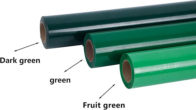 FUNKAKA Dark Green HTV Heat Transfer Vinyl Rolls, Adhesive Vinyl - Image 2