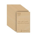 6 mm Baltic Birch Plywood 1/4 x 12 x 18 Inch, Box of 50 B/BB Grade Craft Wood by Woodpeckers