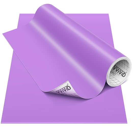 VViViD DECO65 Matte Pastel Lavender Permanent Adhesive Craft Vinyl by VVIVIDVINYL