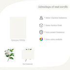 2 Pack 12'' x 16'' Opaque White Acrylic Sheet, 3mm Thick Acrylic Plastic Sheets - Image 5