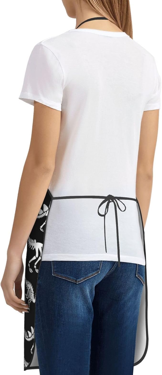 Apron Cooking Chef Work Shop Women Men Baking Decorations Painting Bbq Grilling - Image 5