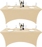2-Pack 6ft Spandex Table Covers by Unknown