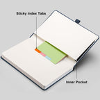 RETTACY Lined Journal Notebook, 192 Numbered Pages, A5 Size | Leather Hardcover - Image 8
