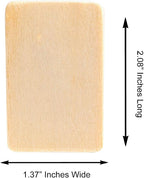 Super Z Outlet 50 Pack Unfinished Natural Wood Rectangle Blank Pieces Wooden - Image 7