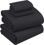 RUVANTI 100% Cotton Sheets – King Size Percale Bedding, Cooling & Breathable by Ruvanti