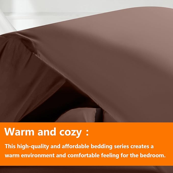 TAIMIT Brown Full Size Comforter Set - Image 2