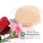 wisedry 20 LBS Silica Gel Flower Drying Crystals, 4 Packs of 5 LBS, Fine - Image 2