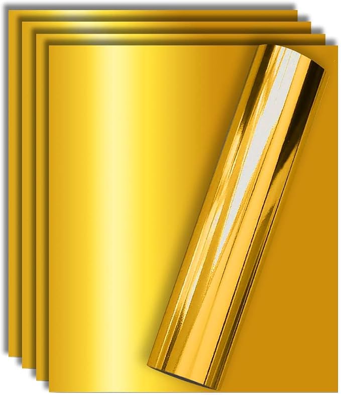 Gold Foil HTV Heat Transfer Vinyl by TvinylWarehouse
