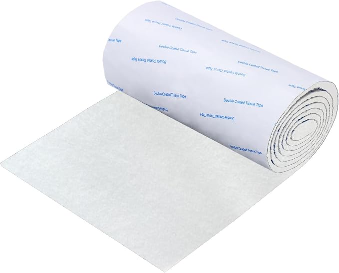Felt Furniture Pads, Non Slip Self Adhesive Cuttable Felt Tape White Heavy Duty by VOCOMO